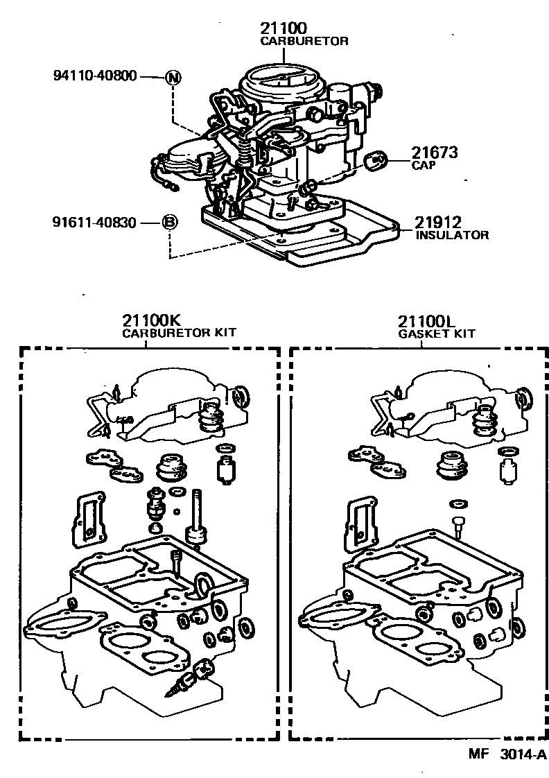 2102 — CARBURETOR ASSEMBLY
