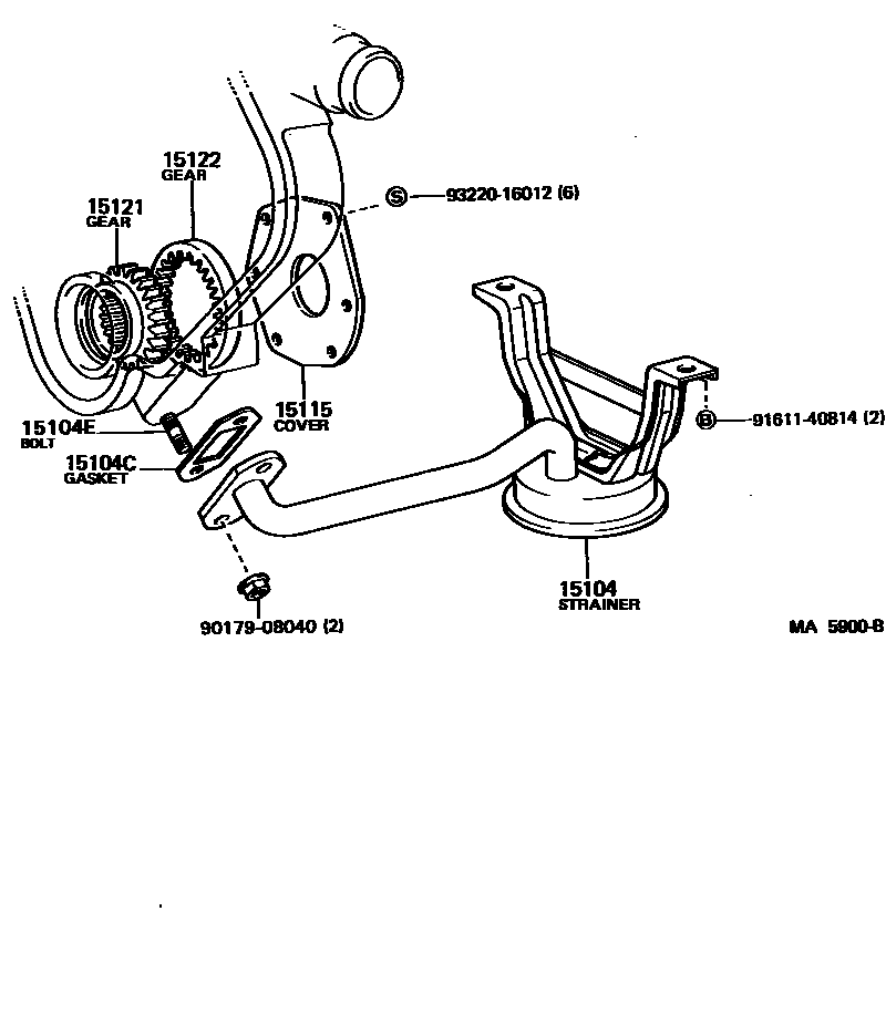 1501 — ENGINE OIL PUMP