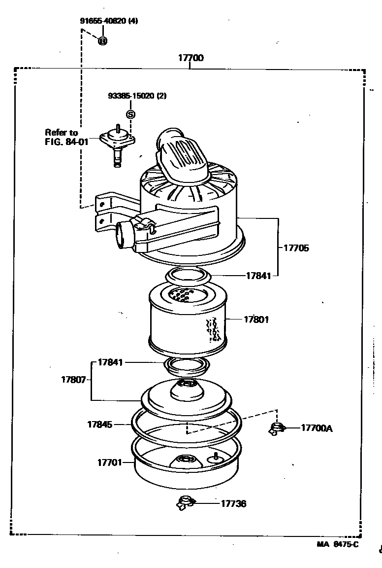 1703 — AIR CLEANER