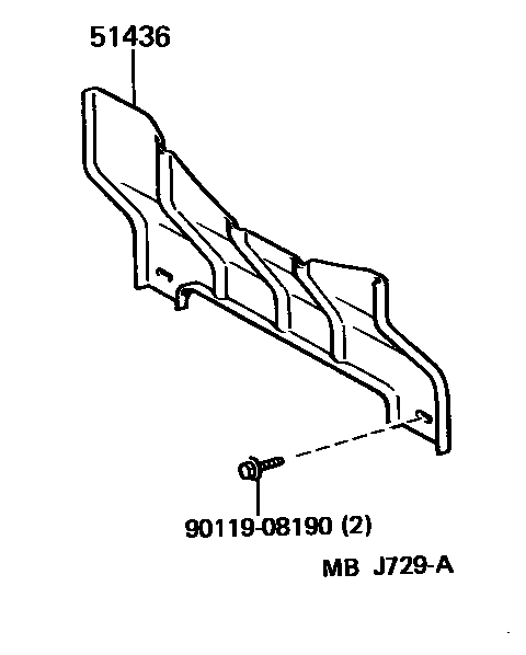 5152 — SUSPENSION CROSSMEMBER & UNDER COVER