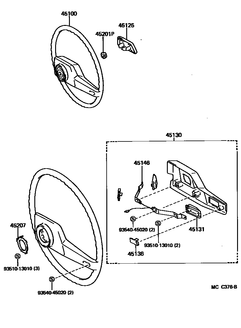 4504 — STEERING WHEEL
