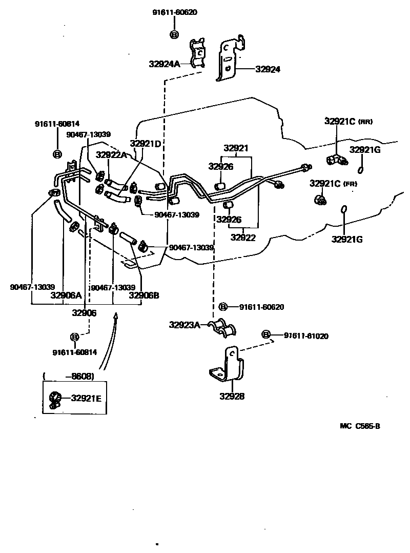 3514 — OIL COOLER & TUBE (ATM)