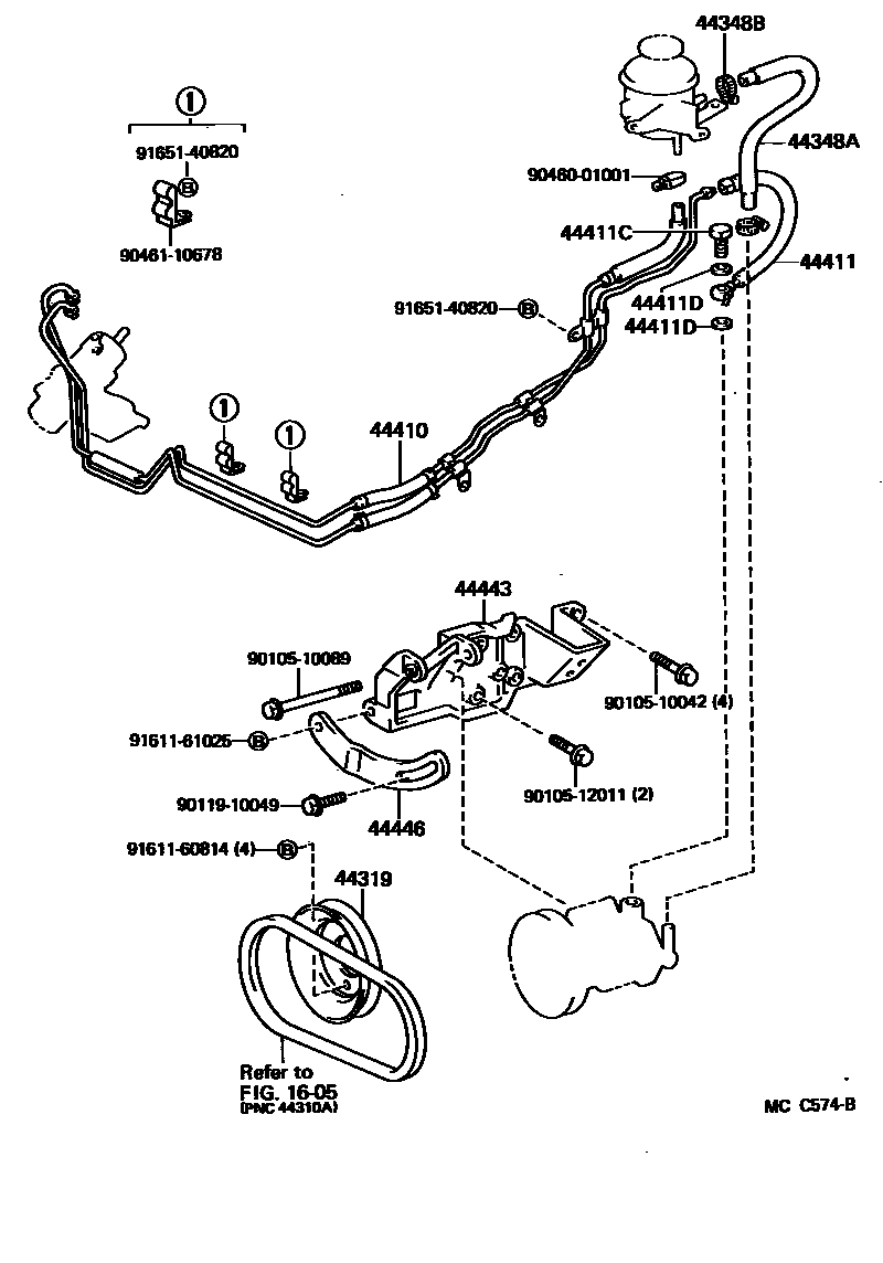 4503 — POWER STEERING TUBE