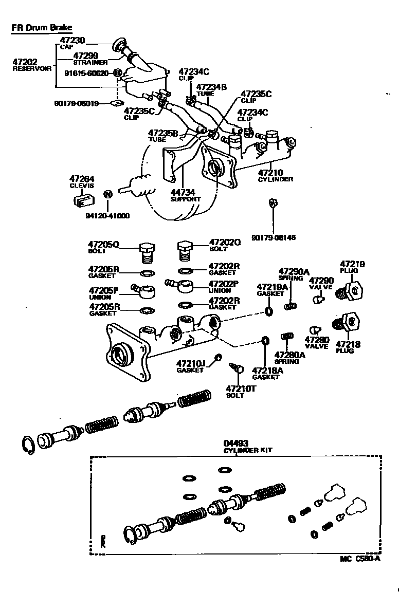 4702 — BRAKE MASTER CYLINDER