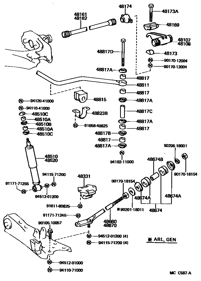4803 — FRONT SPRING & SHOCK ABSORBER