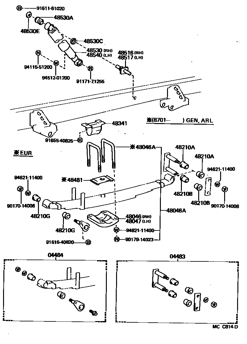 4804 — REAR SPRING & SHOCK ABSORBER