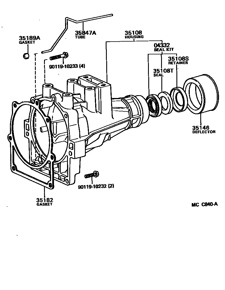 3504 — EXTENSION HOUSING (ATM)