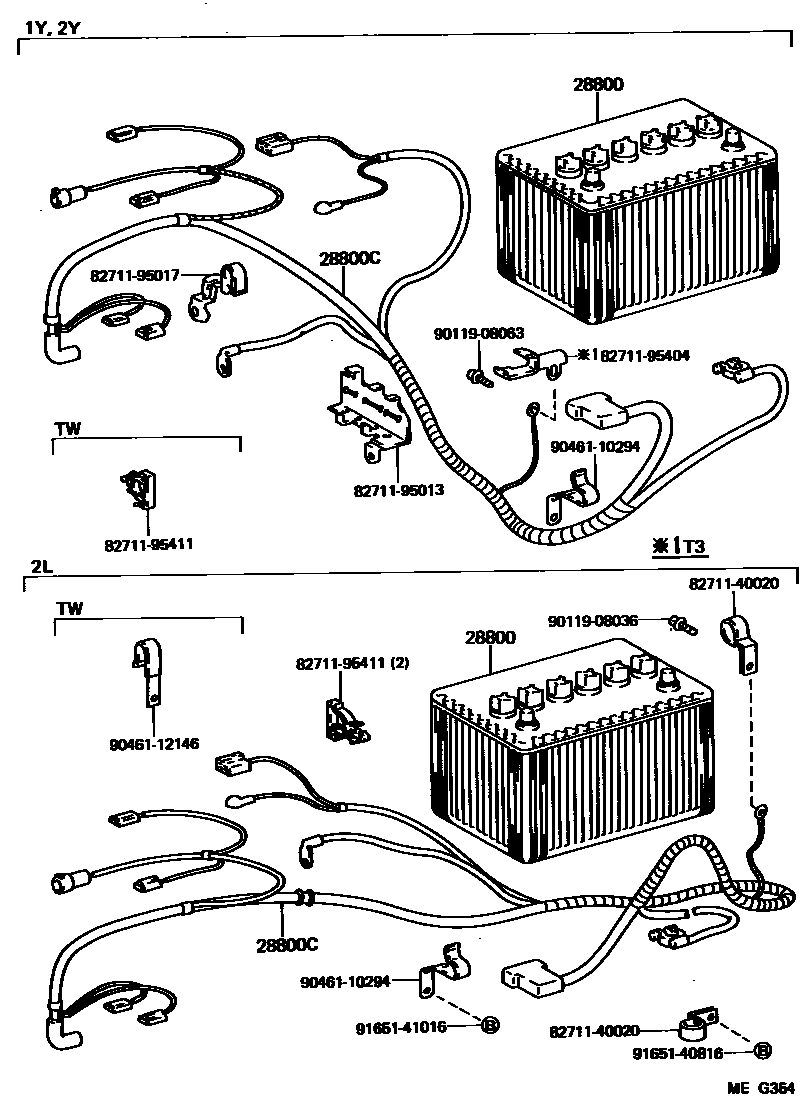 8201 — BATTERY & BATTERY CABLE