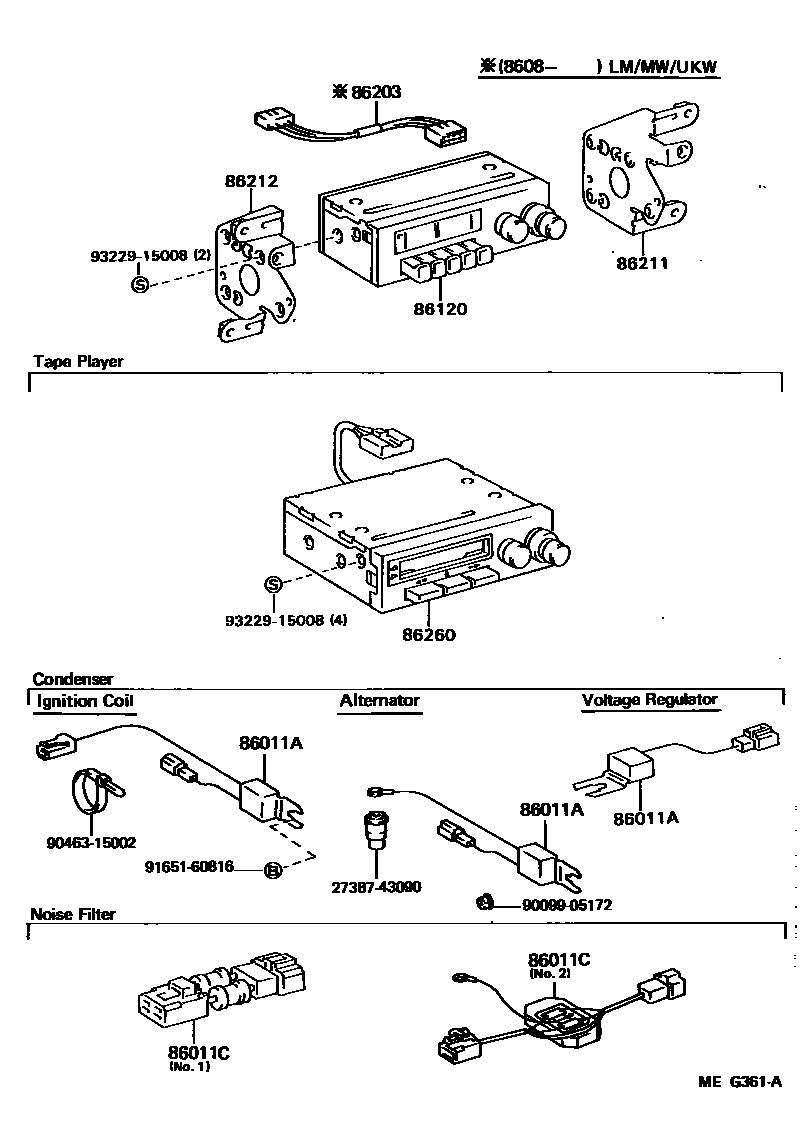 8601 — RADIO RECEIVER & AMPLIFIER & CONDENSER