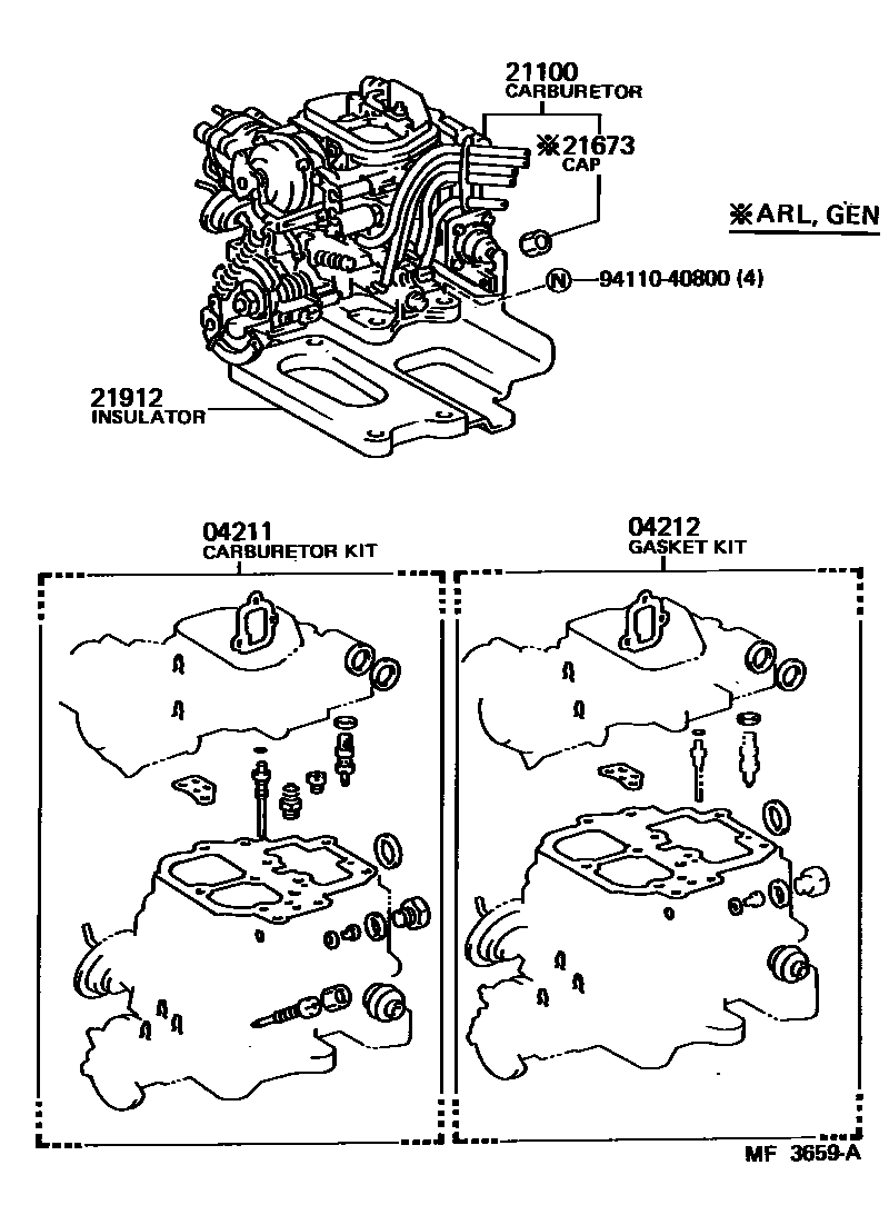 2102 — CARBURETOR ASSEMBLY