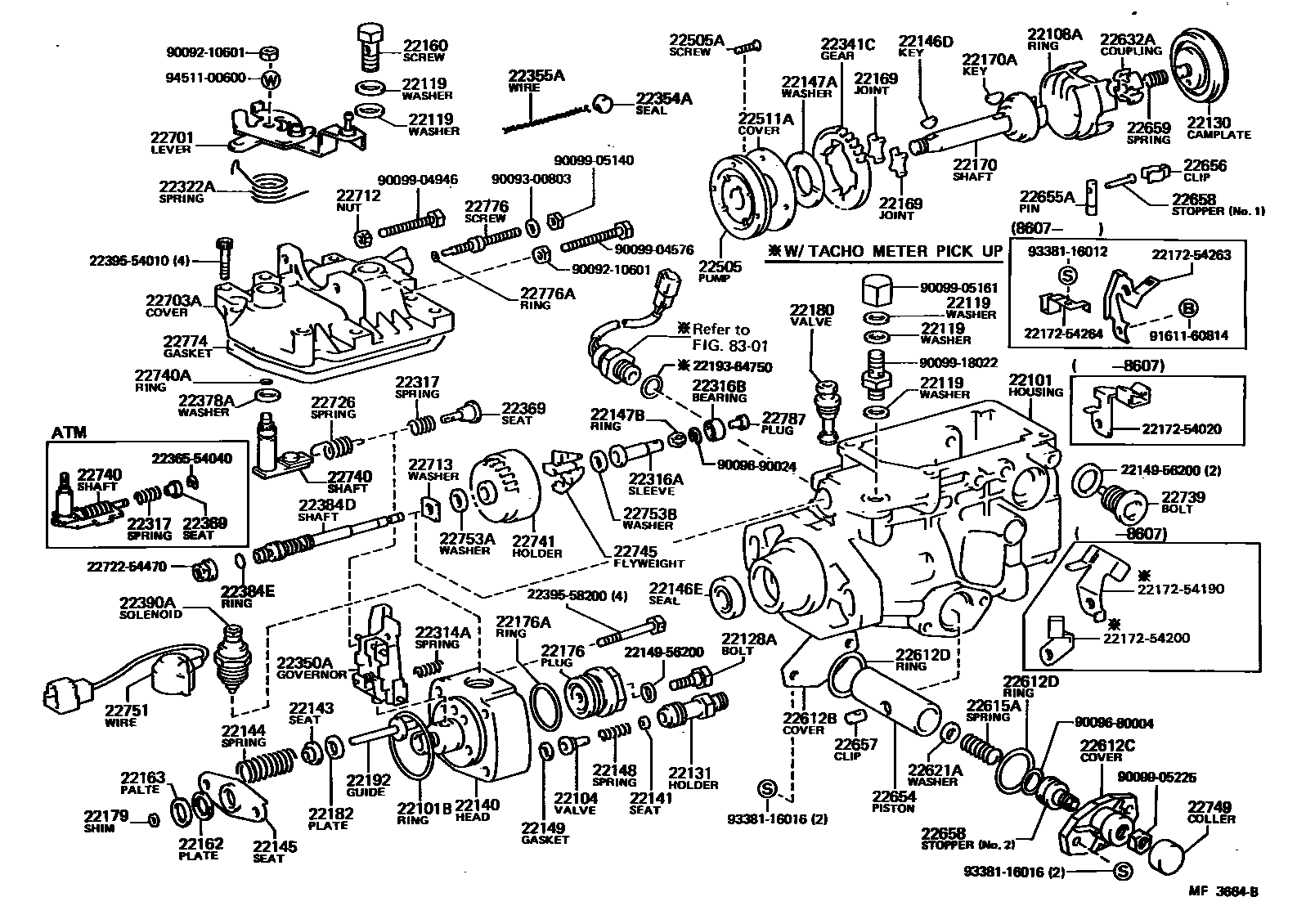 2203 — INJECTION PUMP BODY