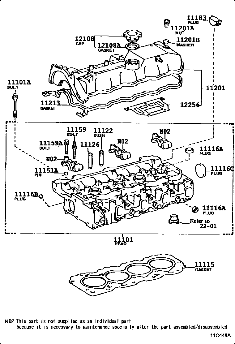 1104 — CYLINDER HEAD