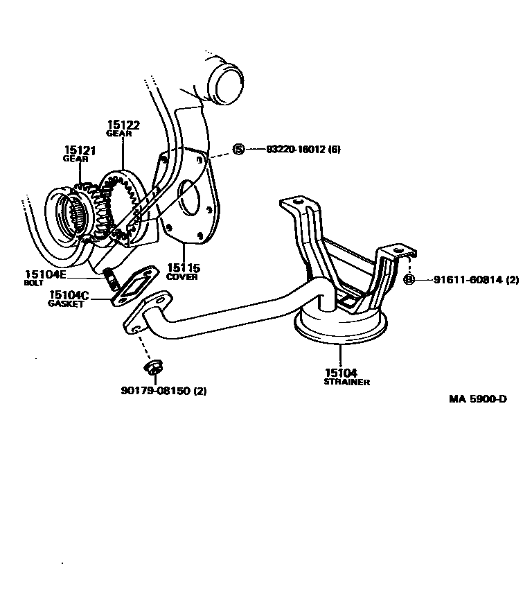 1501 — ENGINE OIL PUMP