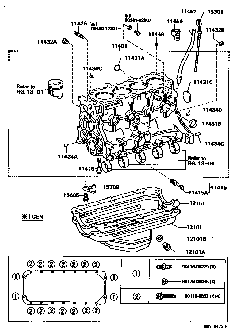 1105 — CYLINDER BLOCK