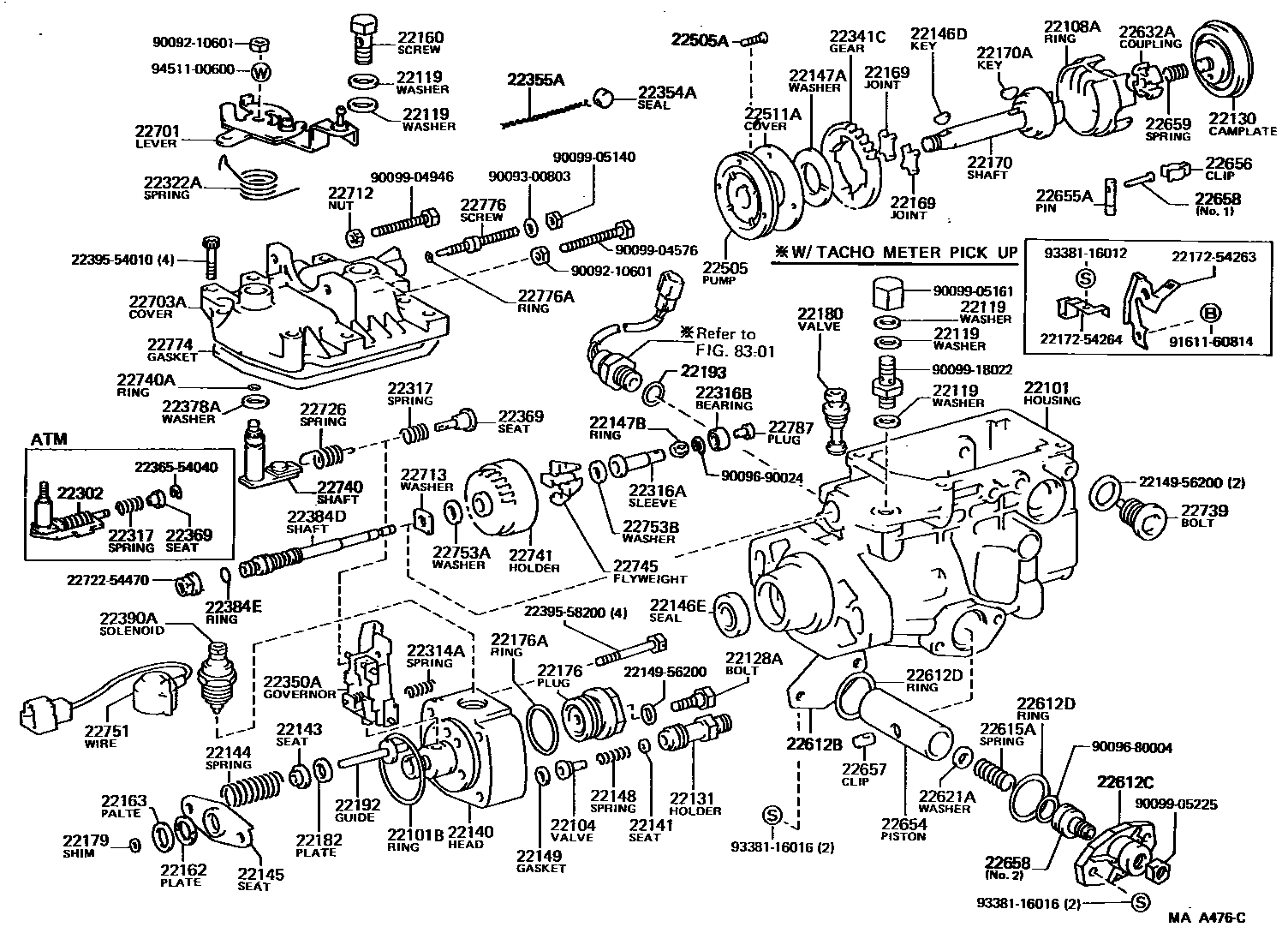 2203 — INJECTION PUMP BODY