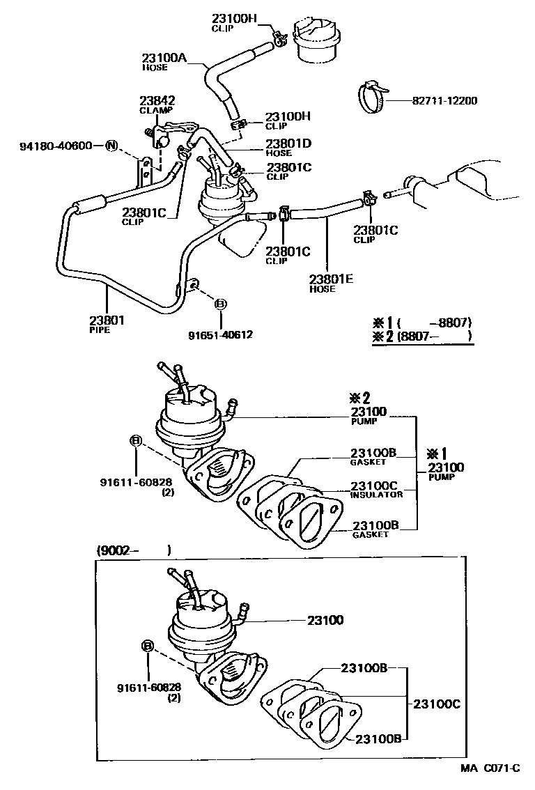 2301 — FUEL PUMP & PIPE
