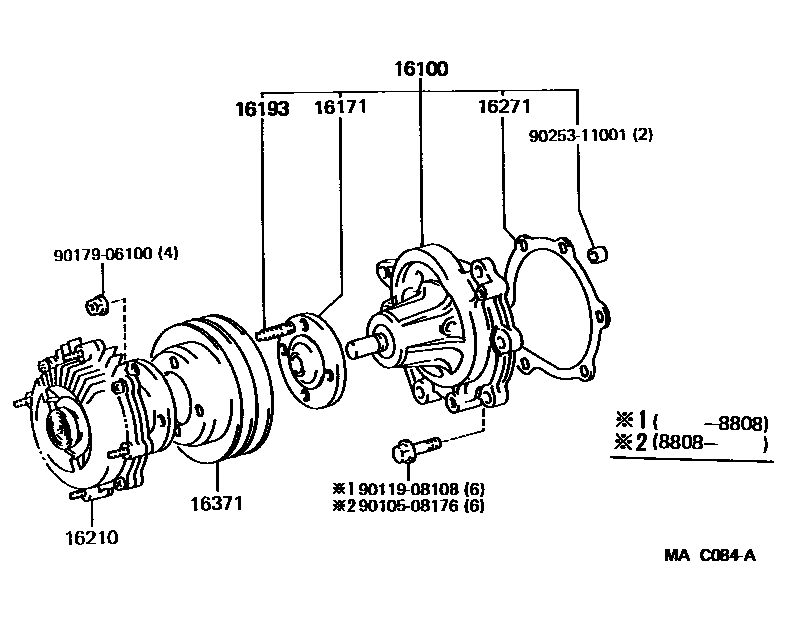 1601 — WATER PUMP