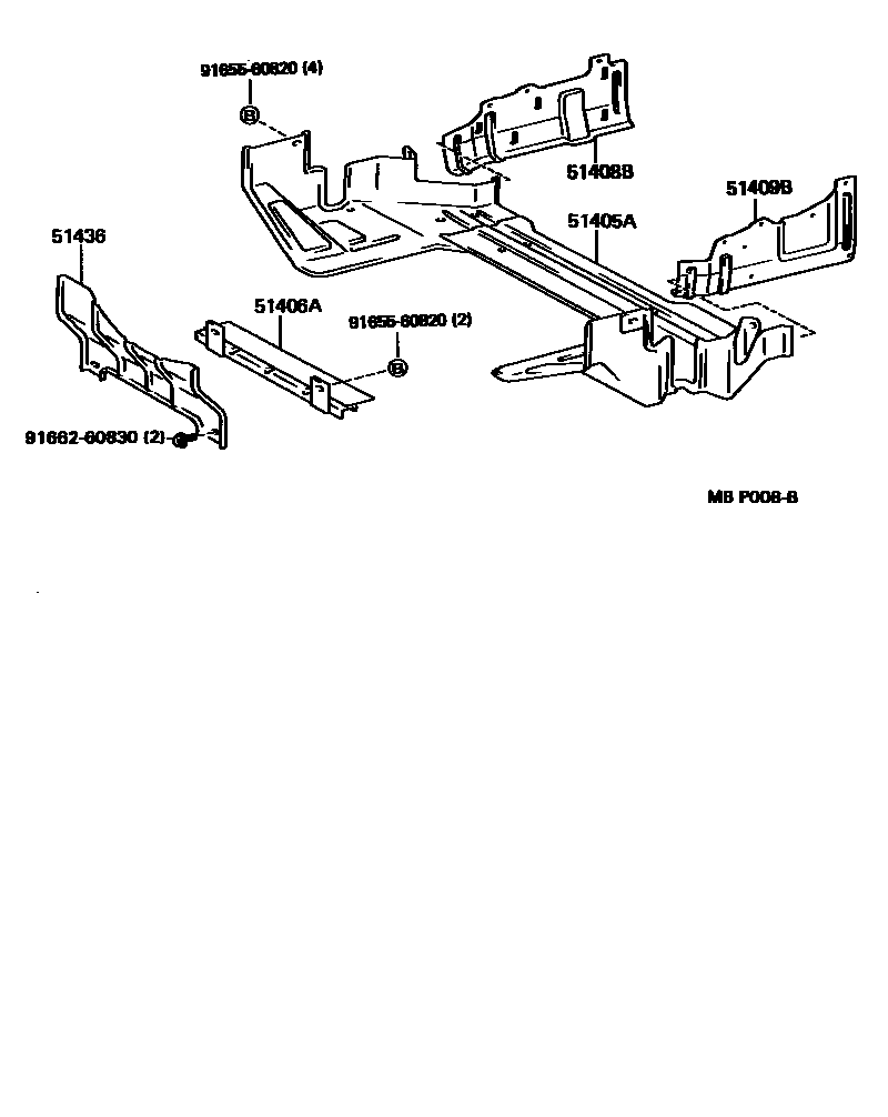 5152 — SUSPENSION CROSSMEMBER & UNDER COVER