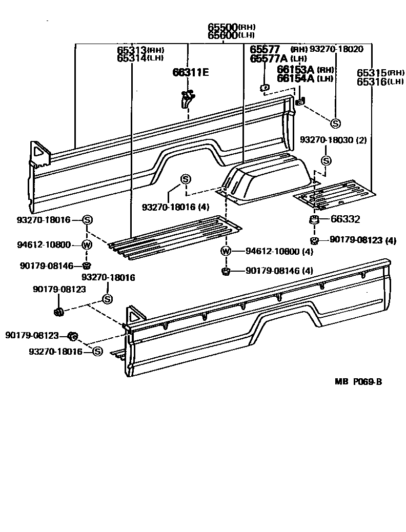 6554 — REAR BODY SIDE PANEL