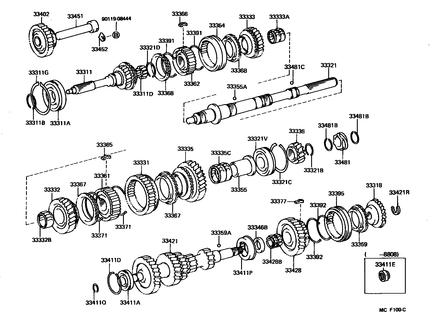 3305 — TRANSMISSION GEAR (MTM)