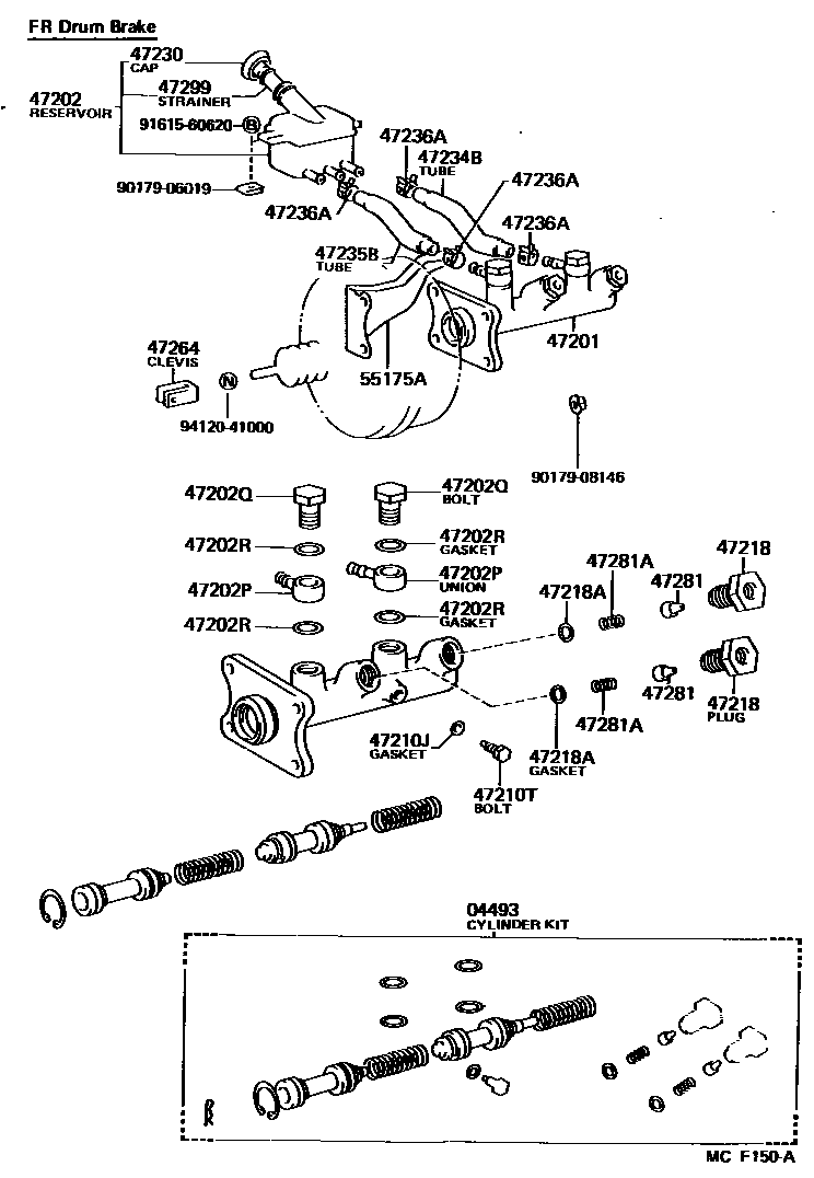 4702 — BRAKE MASTER CYLINDER
