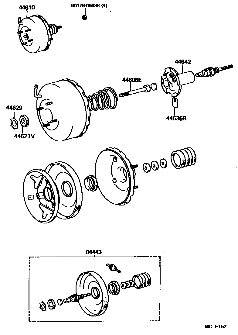 4703 — BRAKE BOOSTER & VACUUM TUBE