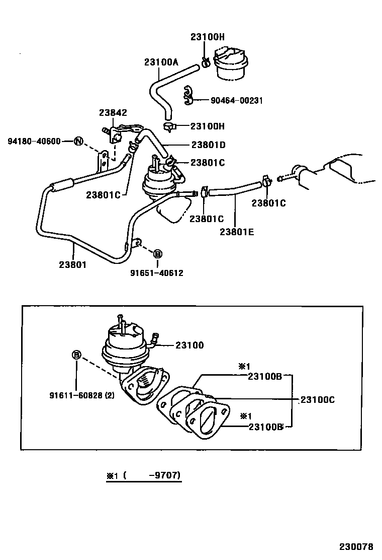 2301 — FUEL PUMP & PIPE