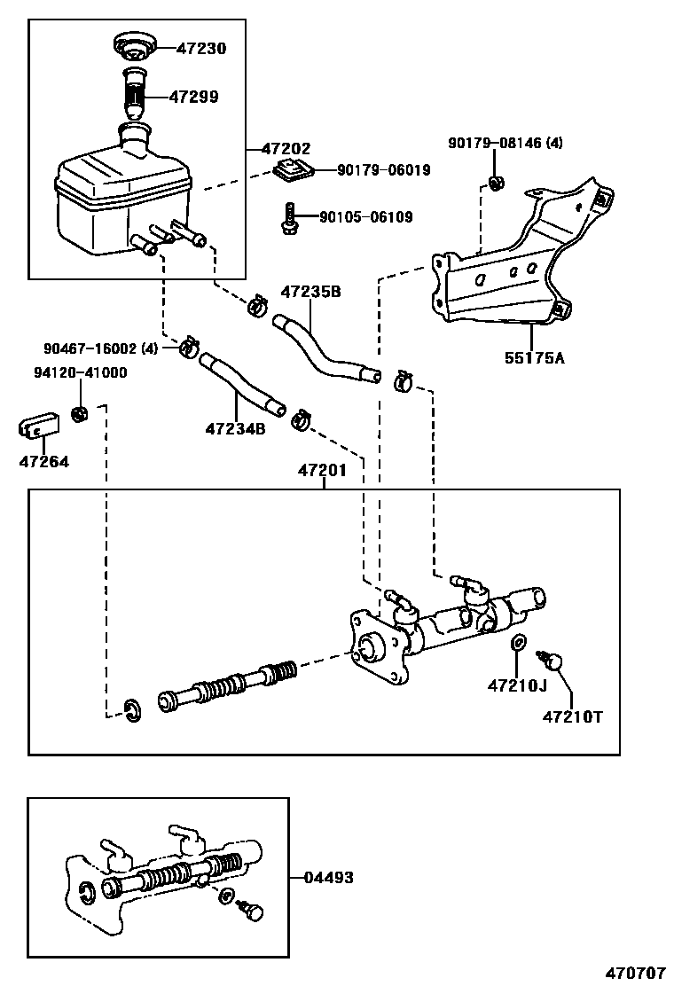 4702 — BRAKE MASTER CYLINDER