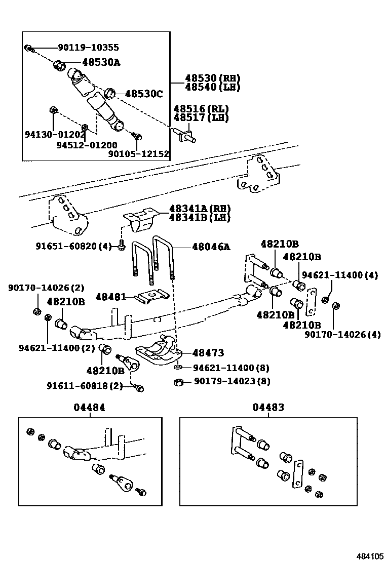 4804 — REAR SPRING & SHOCK ABSORBER