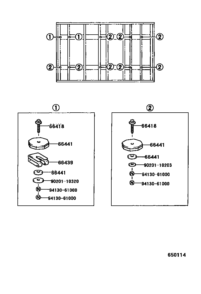 6558 — REAR BODY MOUNTING