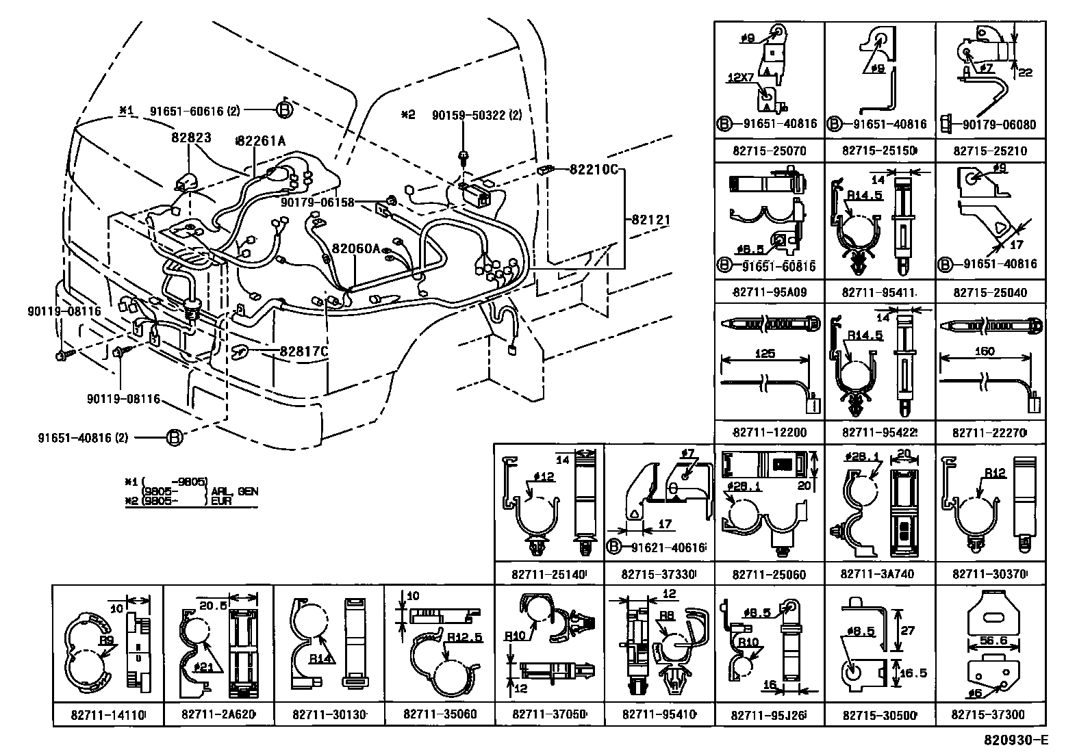 8202 — WIRING & CLAMP