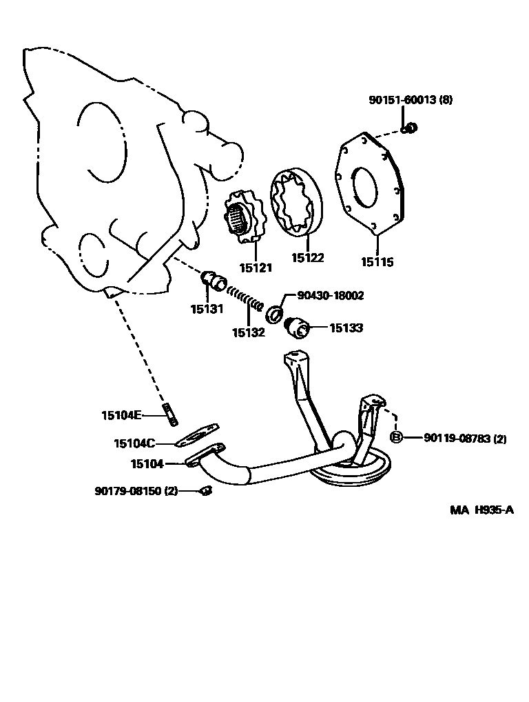 1501 — ENGINE OIL PUMP