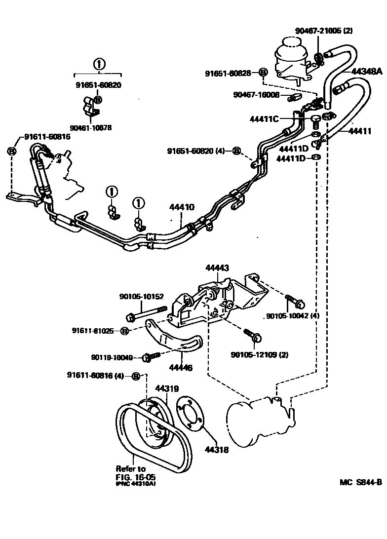 4503 — POWER STEERING TUBE