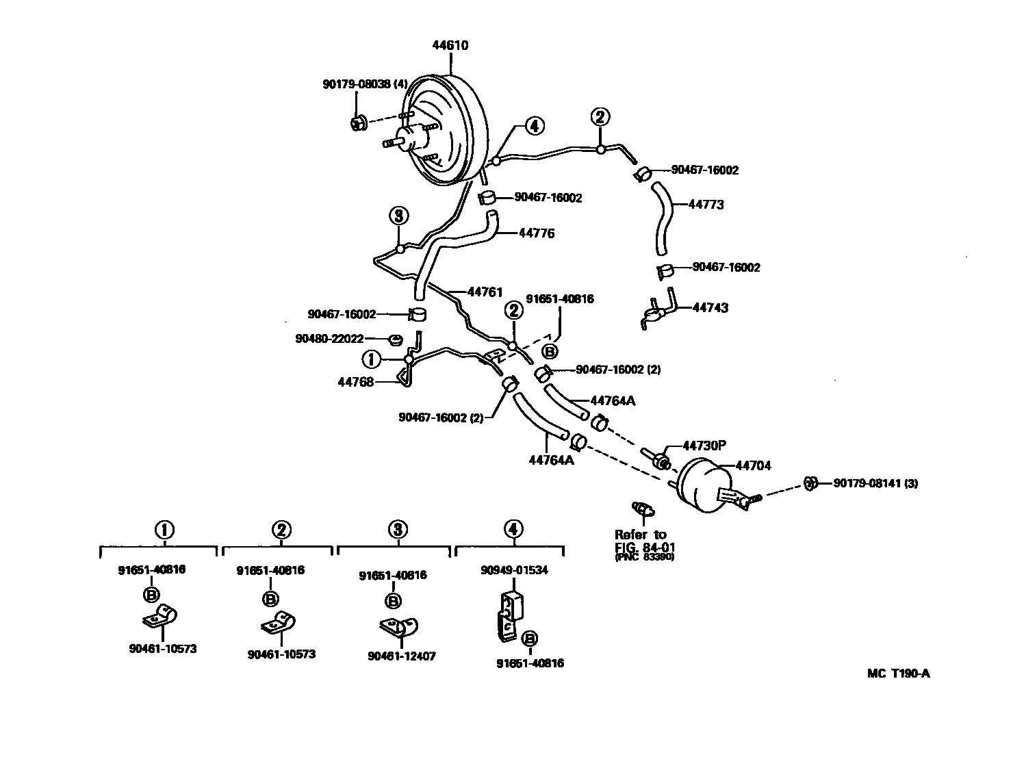 4703 — BRAKE BOOSTER & VACUUM TUBE