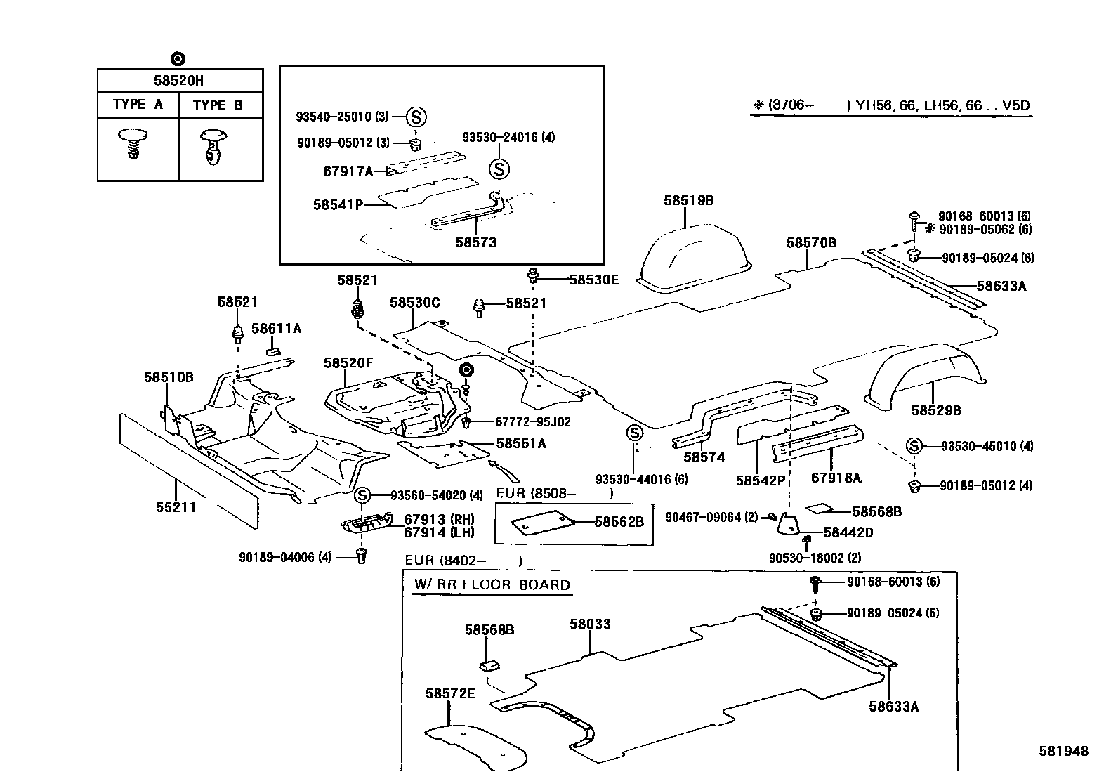 5854 — FLOOR MAT & SILENCER PAD