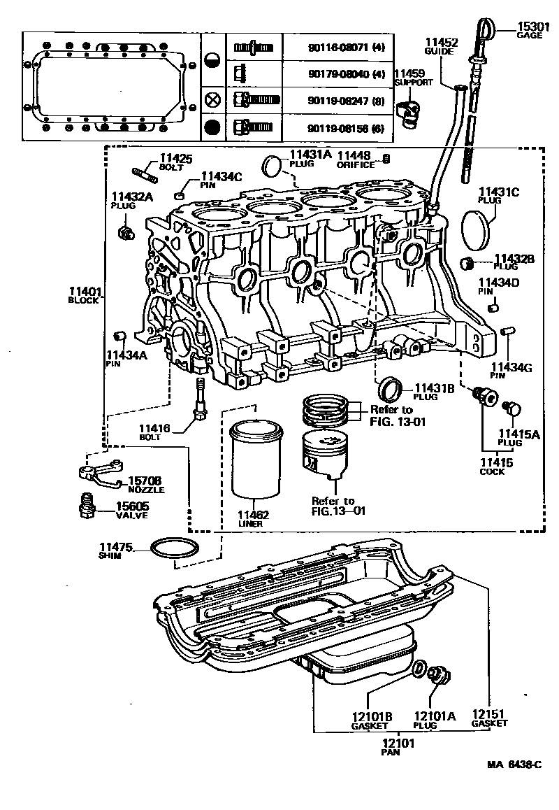 1105 — CYLINDER BLOCK