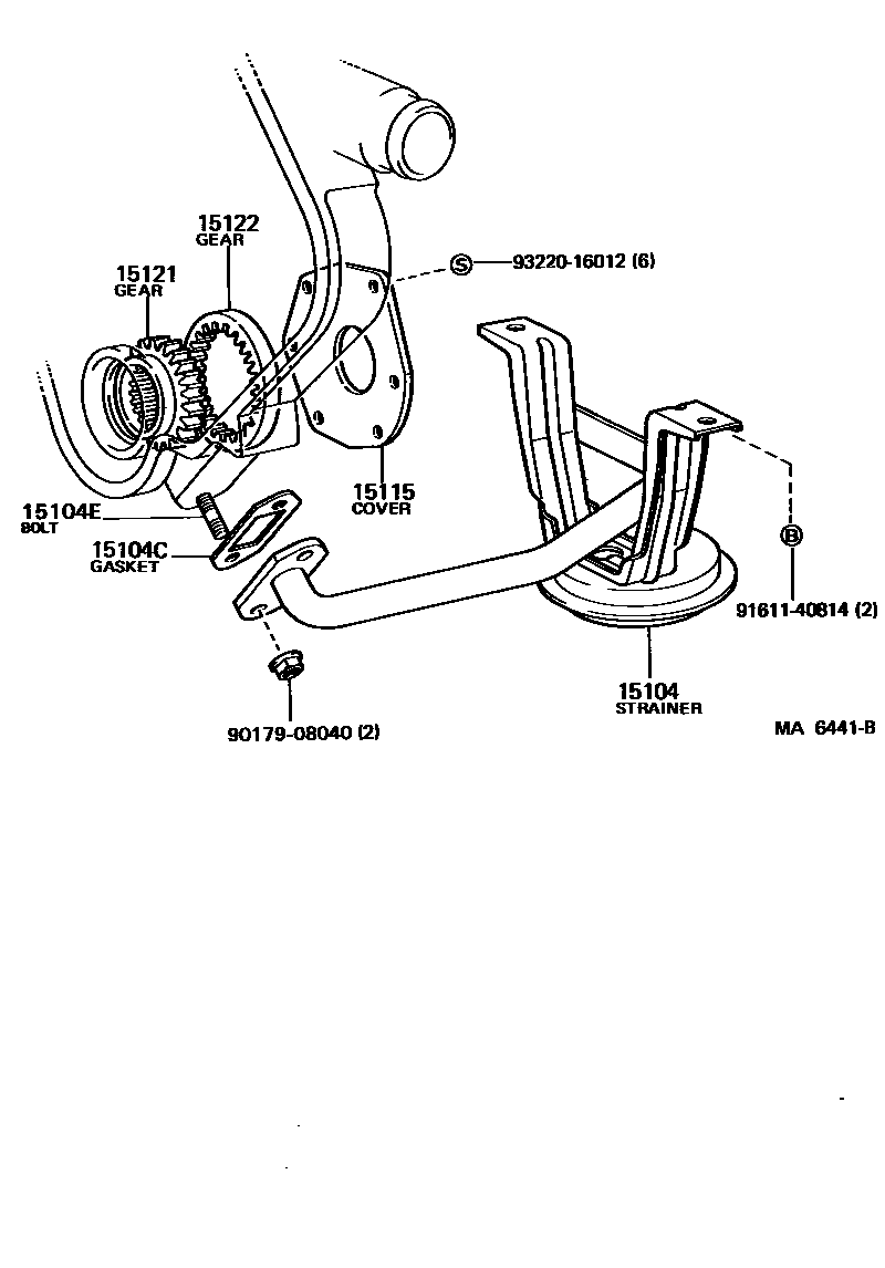 1501 — ENGINE OIL PUMP