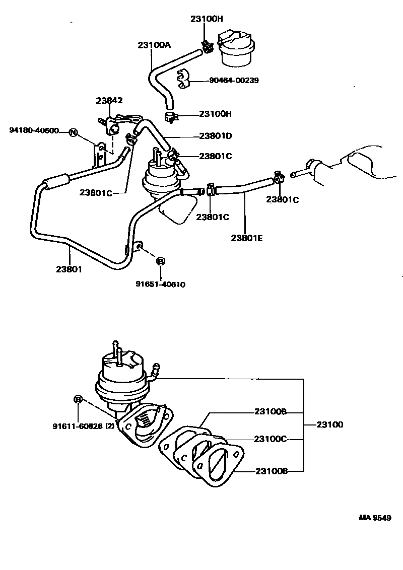 2301 — FUEL PUMP & PIPE