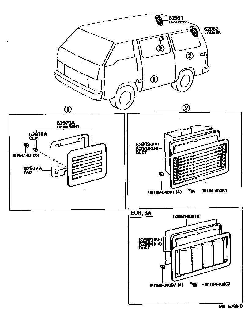 6155 — REAR VENTILATOR & ROOF VENTILATOR