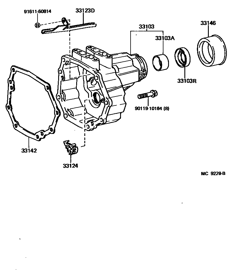 3303 — EXTENSION HOUSING (MTM)