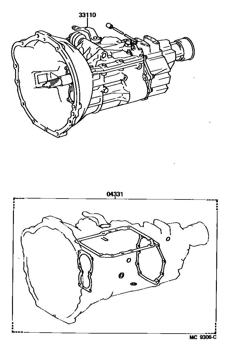 3301 — TRANSAXLE OR TRANSMISSION ASSY & GASKET KIT (MTM)