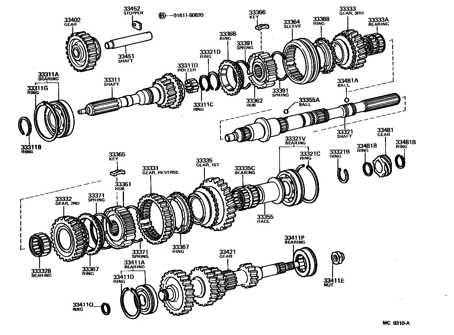3305 — TRANSMISSION GEAR (MTM)