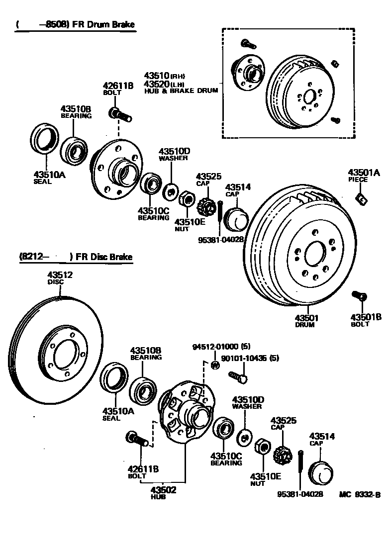 4303 — FRONT AXLE HUB
