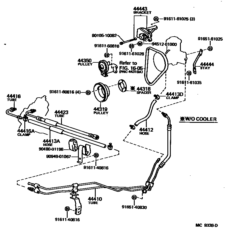 4503 — POWER STEERING TUBE