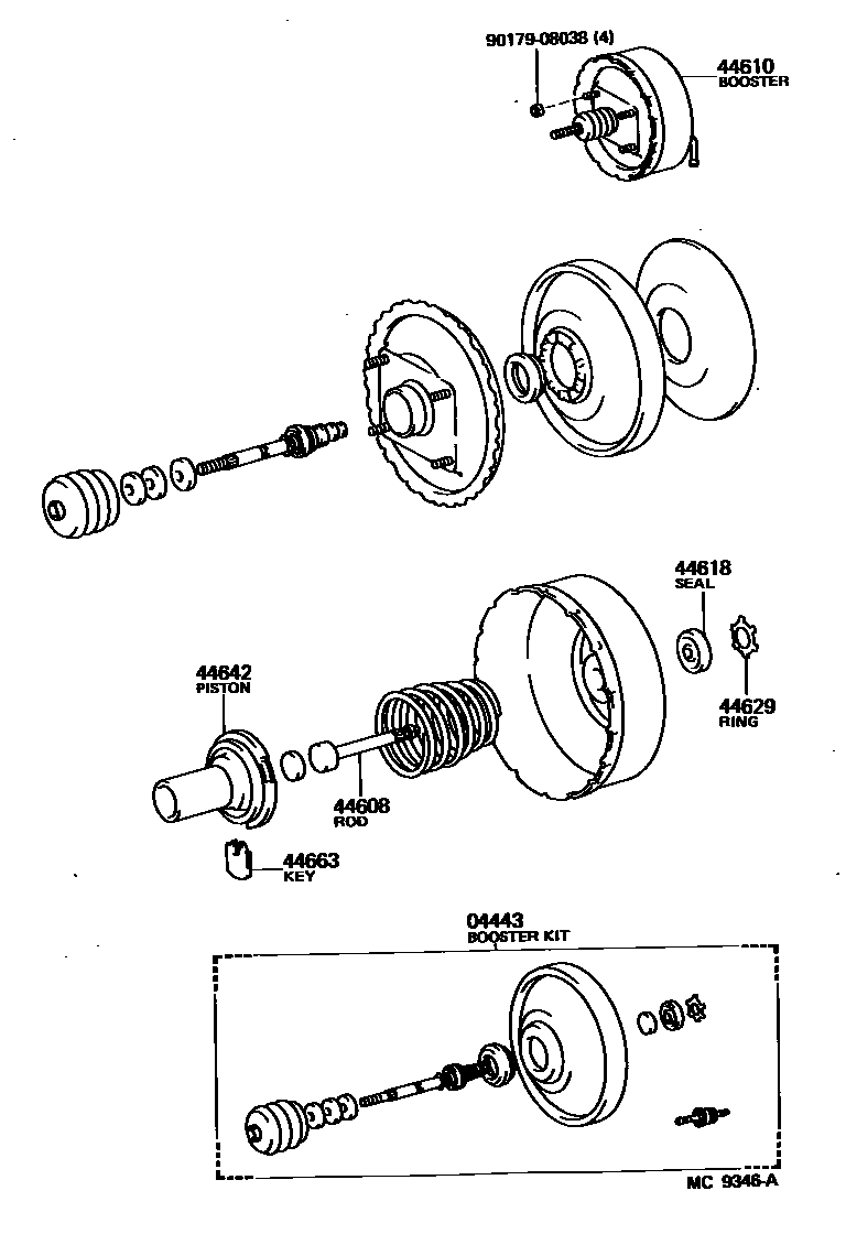 4703 — BRAKE BOOSTER & VACUUM TUBE