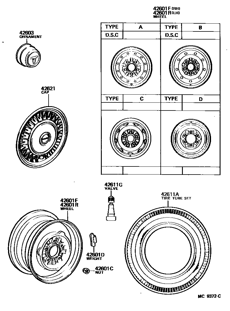 4103 — DISC WHEEL & WHEEL CAP