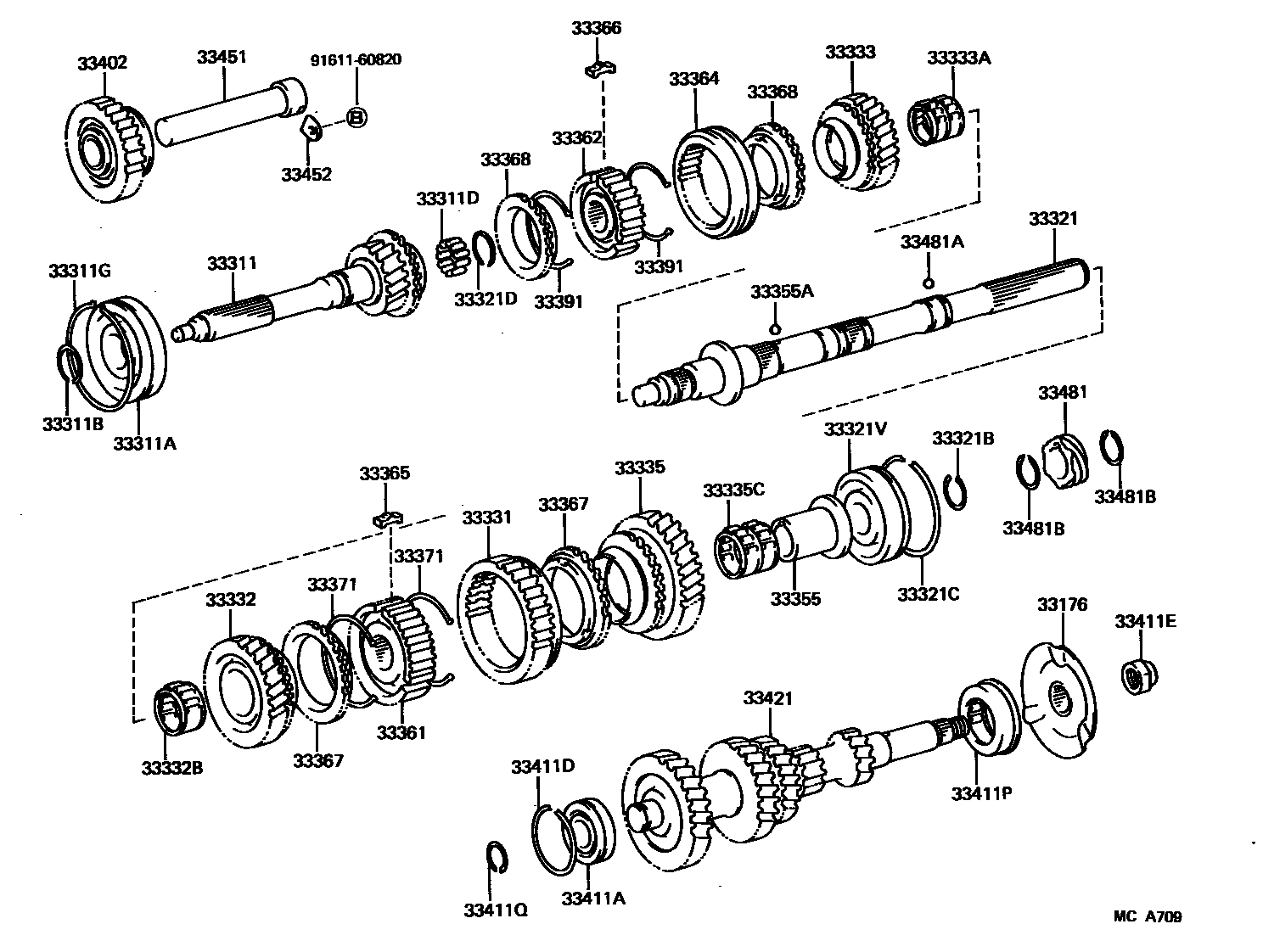3305 — TRANSMISSION GEAR (MTM)