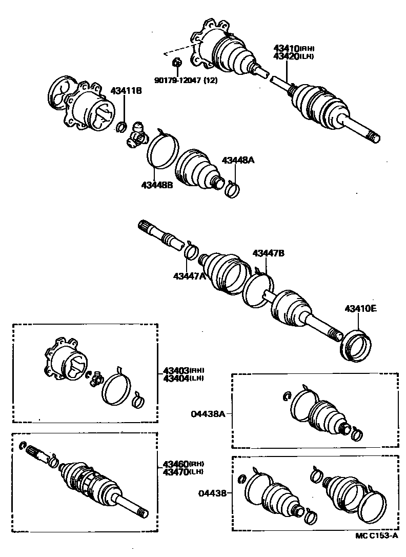 4302 — FRONT DRIVE SHAFT