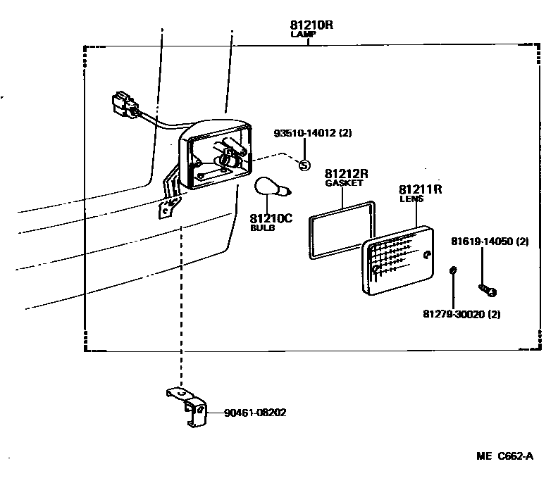 8116 — REAR FOG LAMP