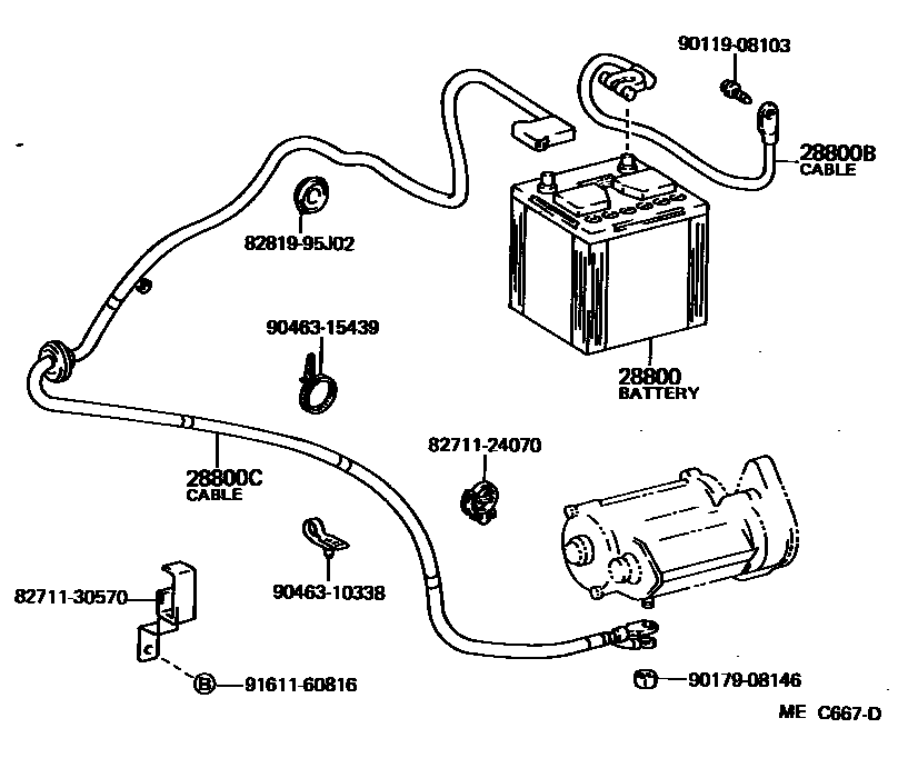 8201 — BATTERY & BATTERY CABLE